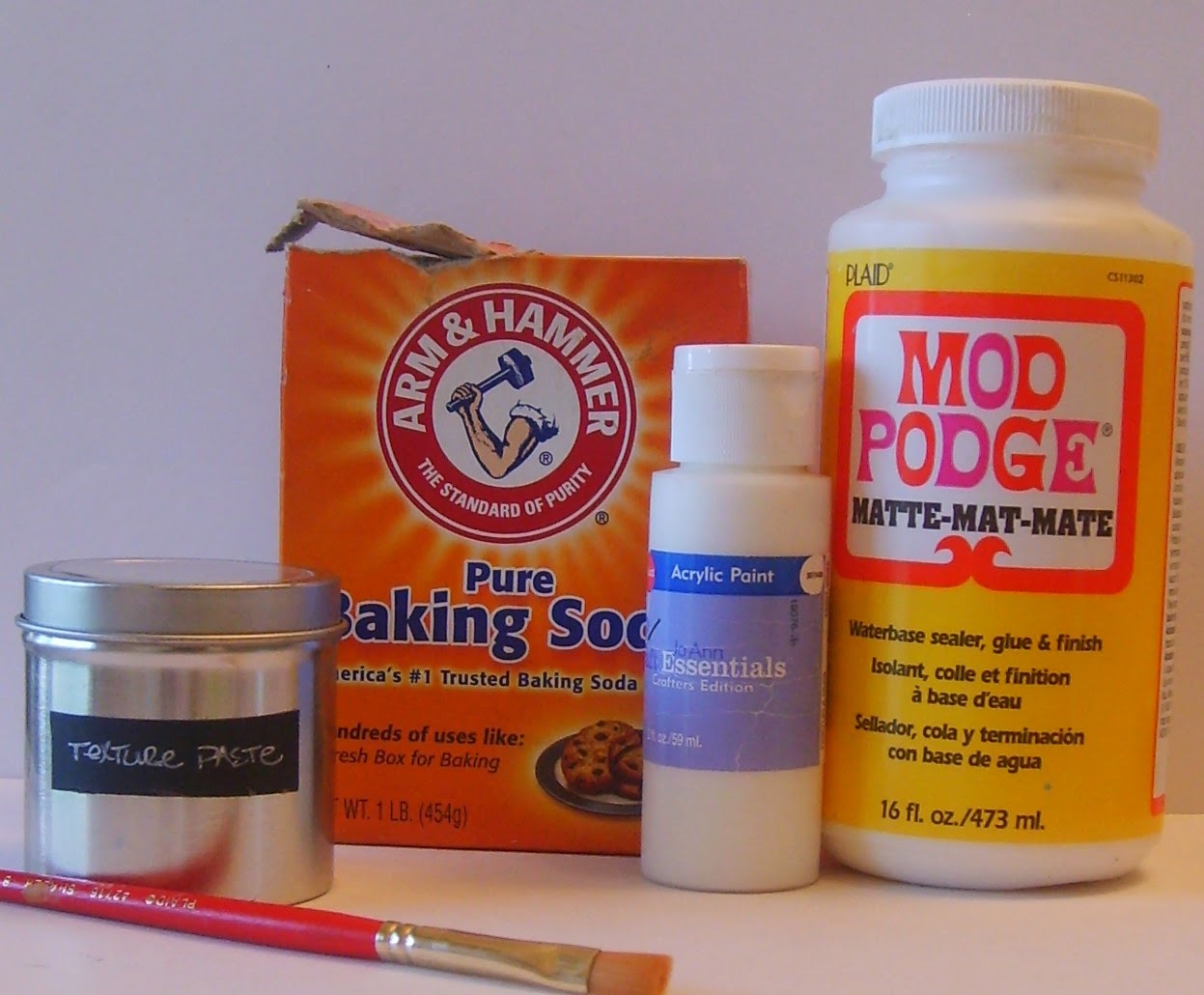 Linsey's Crafty Blog: Fun with Homemade Texture Paste